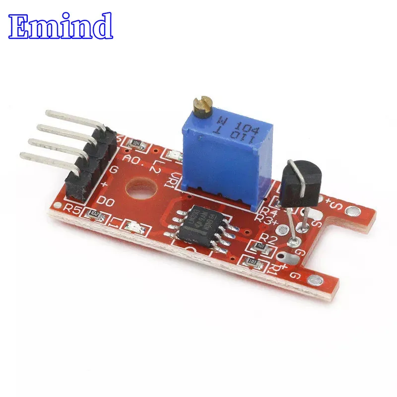 2/3/5 Buah KY-036 Modul Sensor Sentuh Manusia Sensitivitas Modul Alarm Sentuh Dapat Disesuaikan Sensor Sentuh Logam