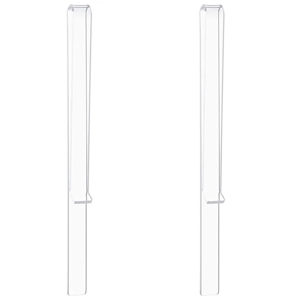 

2Pcs Acrylic Music Book Clip Durable Transparent Sheet Holder Smooth Edge Note Clamp For Guitar Accessories Practical Memo Score