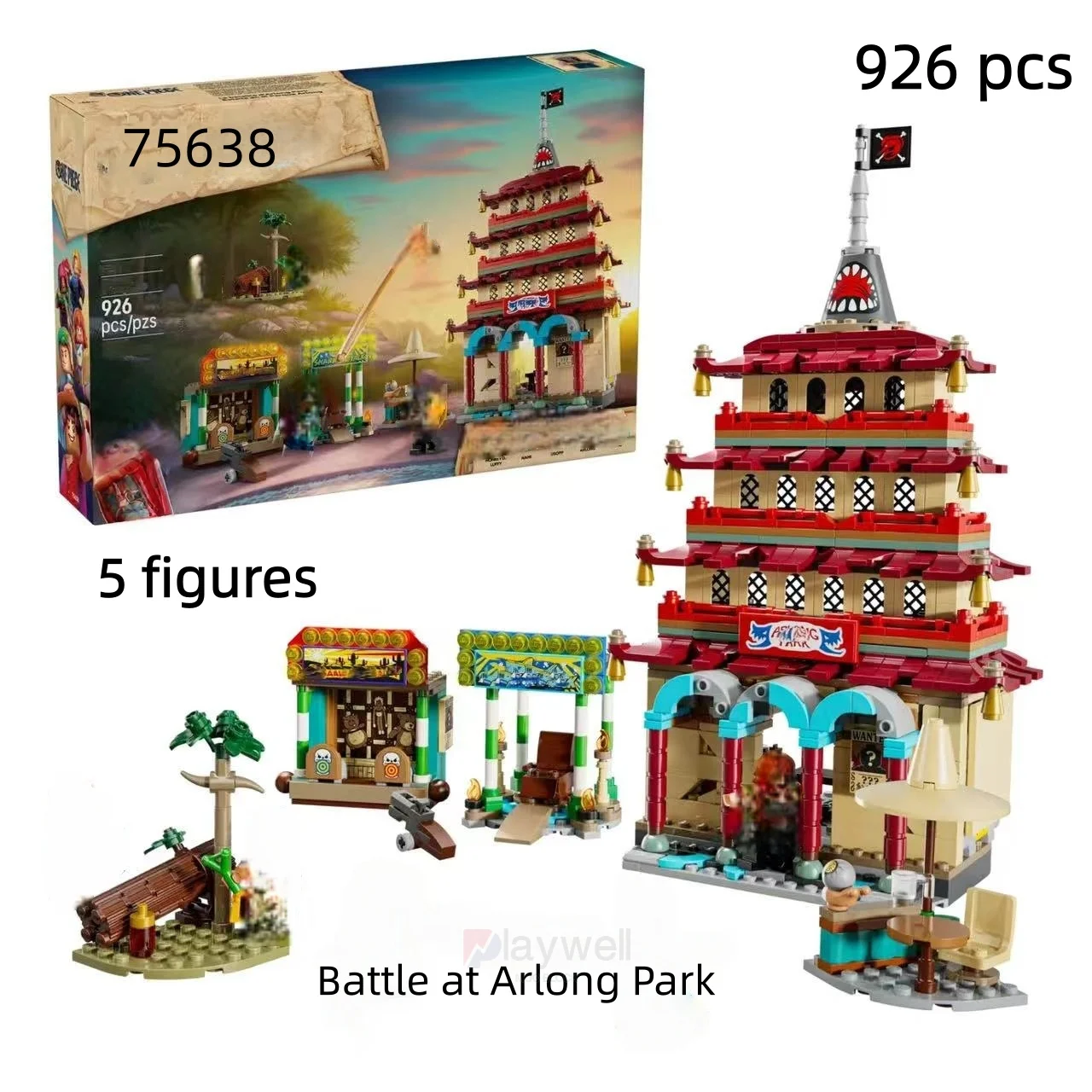 

926Pcs 2025 NEW Dragon Paradise Battle Educational Building Block Toy Creative Series Christmas Birthday Gift