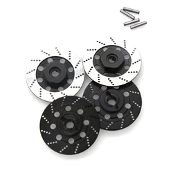 4Pieces Metal The Brake Disc Wheel Box 12mm Hex Nut For 1/10 Scale Models RC Cars Upgrade Parts Accessory HSP Sakura 94123