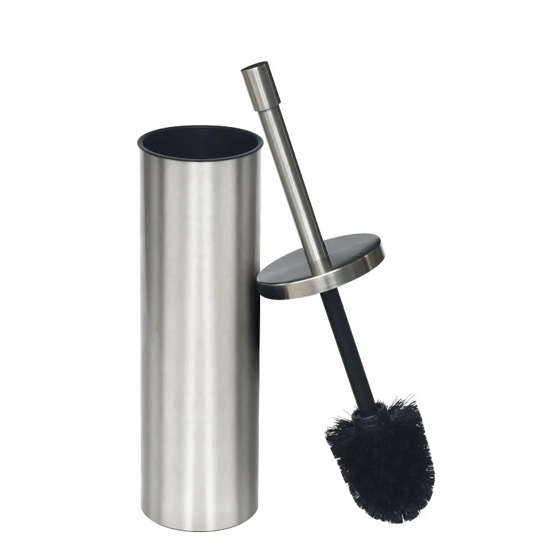 

Metal Toilet Brush and Holder, Satin Nickel