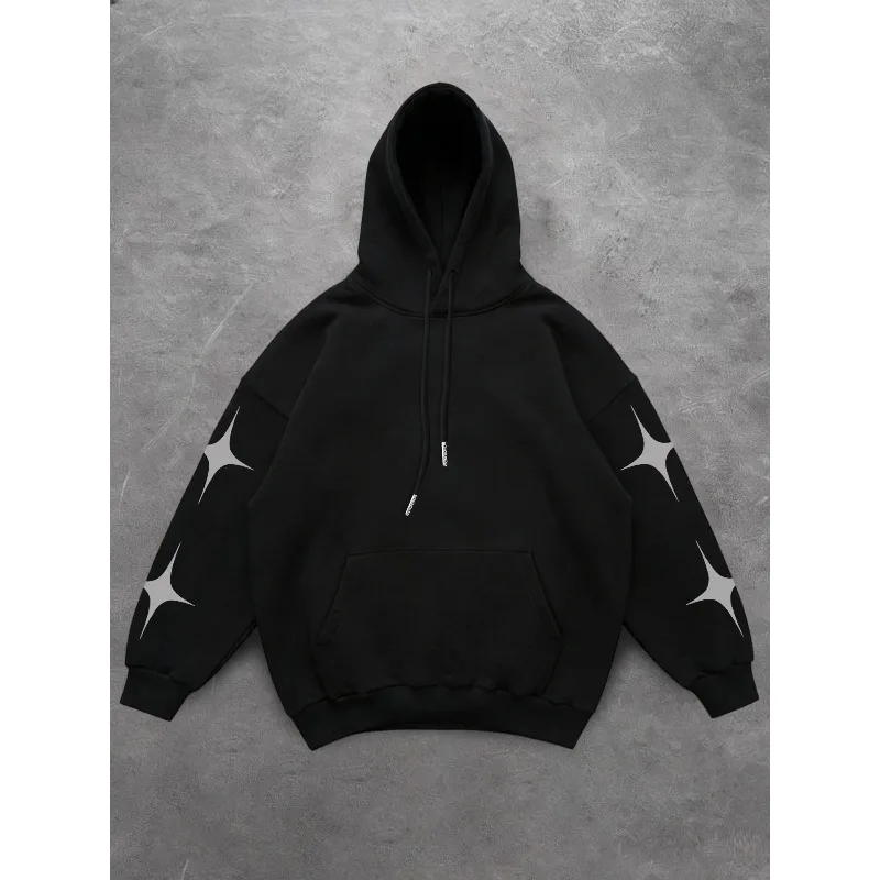 Cyberpunk Abstract Face Women's Hoodie Autumn/Winter New Casual Unisex Hoodie