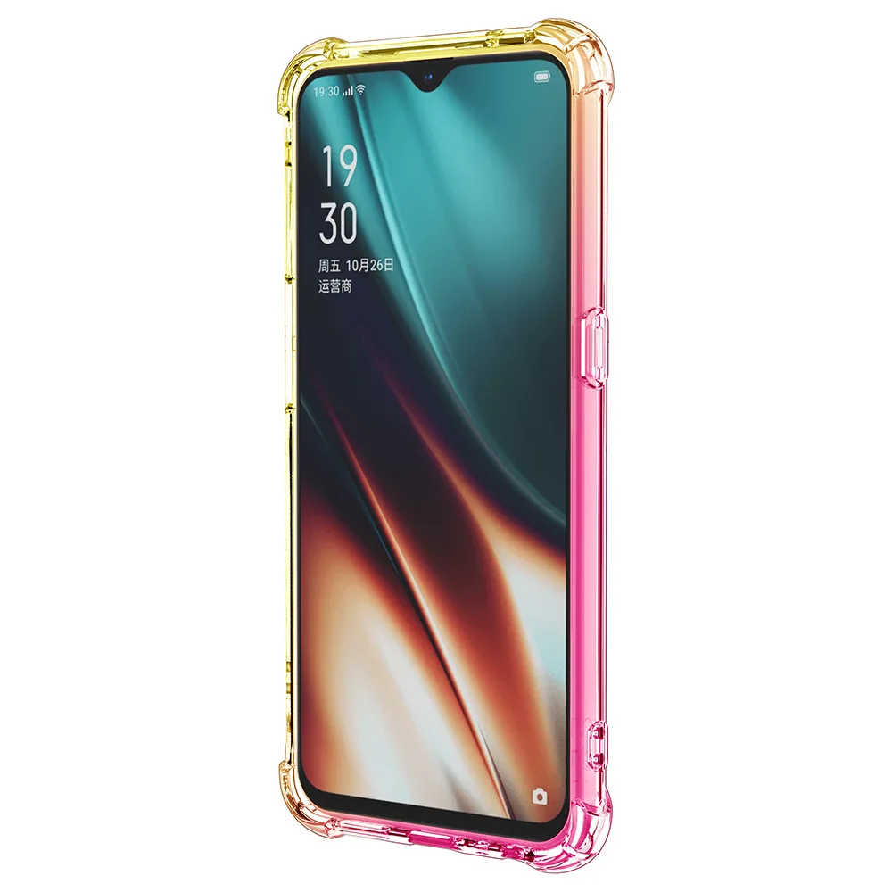 Gradient Case For OPPO Realme X50m 5G 7i 7 Q X50 5G X50 Pro 5G XT X7 5G X7 Pro 5G X3 SuperZoom X 2 Pro Realme 7 Pro Phone Case