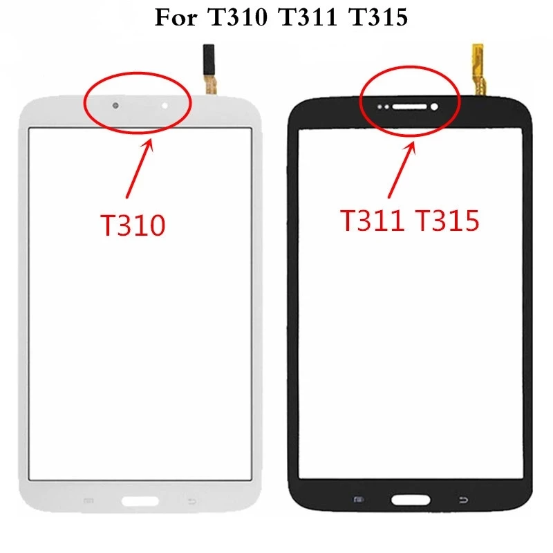 Touchscreen For Samsung Galaxy Tab 3 8.0 T310 T311 T315 SM-T310 SM-T311 SM-T315 Touch Screen Digitizer Sensor Tablet Panel Glass