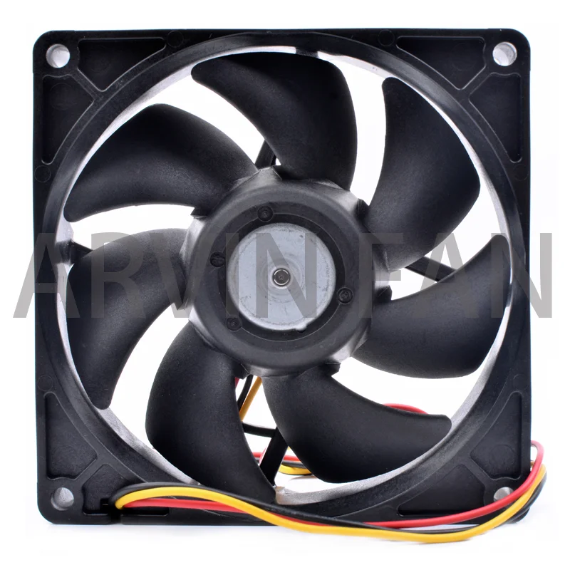 Ultra Quiet Computer CPU Cooling Fan, Brand New, Original, 9cm, 9025, 92mm, 92x92x25mm, 12V, 0.08A, Monitoramento de Velocidade de Suporte