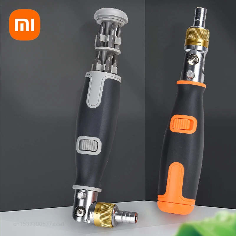 Xiaomi 10 in 1 Screwdriver Sets Hand Tool Angle Ratchet Corner Home Screwdriver Sets Multi-functional Screw Drivers Hand Tool