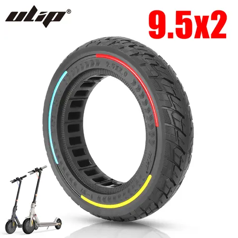 Ulip 9Inch 9.5x2 Off-road Solid Tire 9.5*2 Tubeless Tyre For Xiaomi M365 Pro 1S Mi3 Scooter Puncture Resistant Replacement Parts