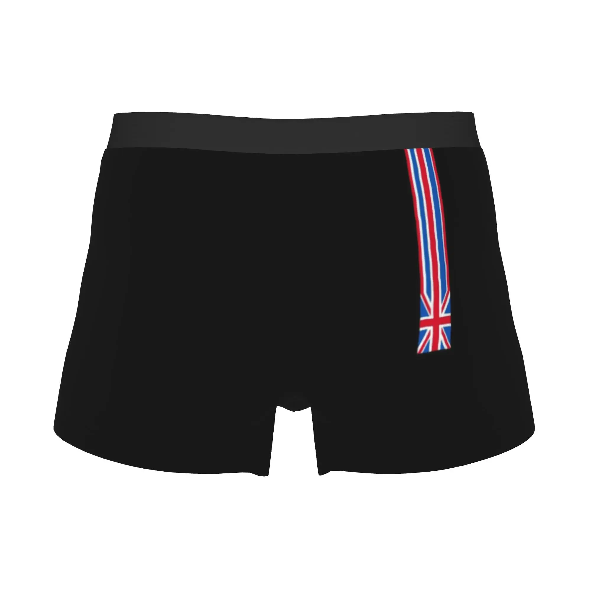 Minimalist Union Jack UK Underwear Male Print United Kingdom British Flag Boxer Briefs Shorts Panties Breathable Underpants