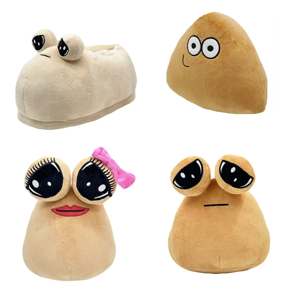 Anime Game The Maw My Pet Alien Pou 22Cm Kawaii Cartoon Plush Toys Children Birthday Xmas Gifts