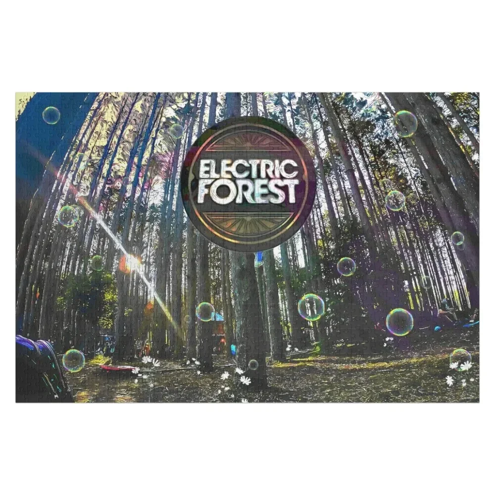 

Electric Forest Jigsaw Puzzle Customs With Photo Wood Animals Personalized Toy Customizable Gift Puzzle