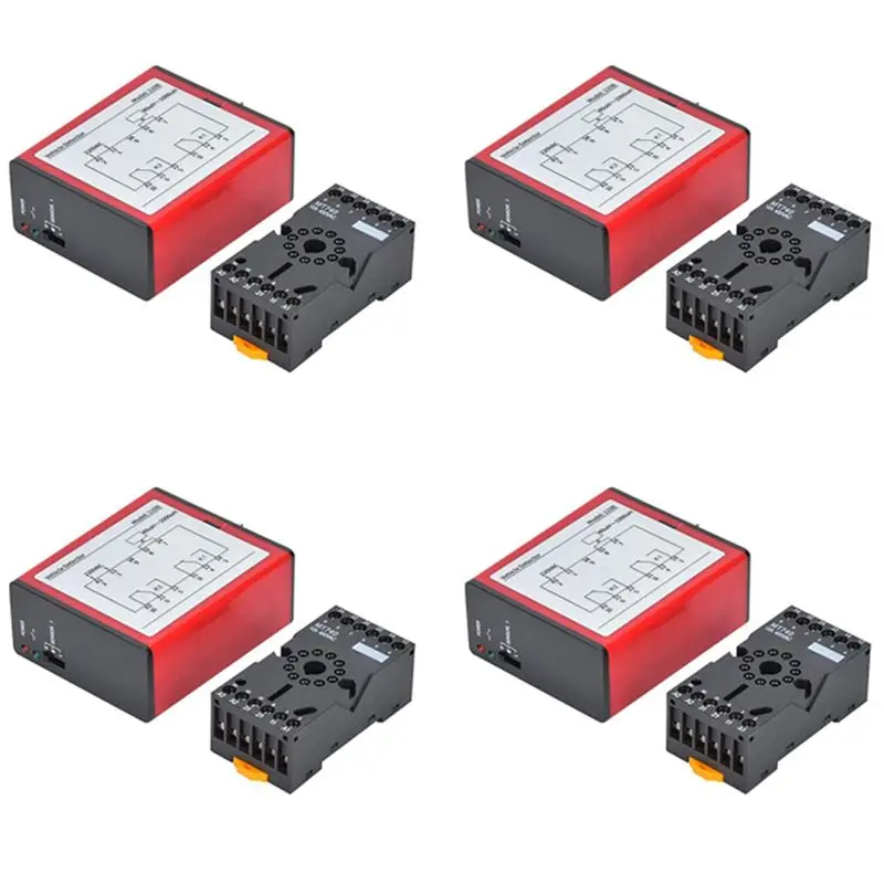 Limited Stock-FF 4X 110B Vehicle Detector AC220V Single Channel Inductive Vehicle Loop Detector For Car Parking Lot Access Contr