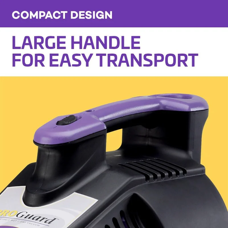 ProTeam Wet Dry Vacuums, ProGuard 4 Portable, 4-Gallon Wet Dry Vacuum Cleaner with Tool Kit