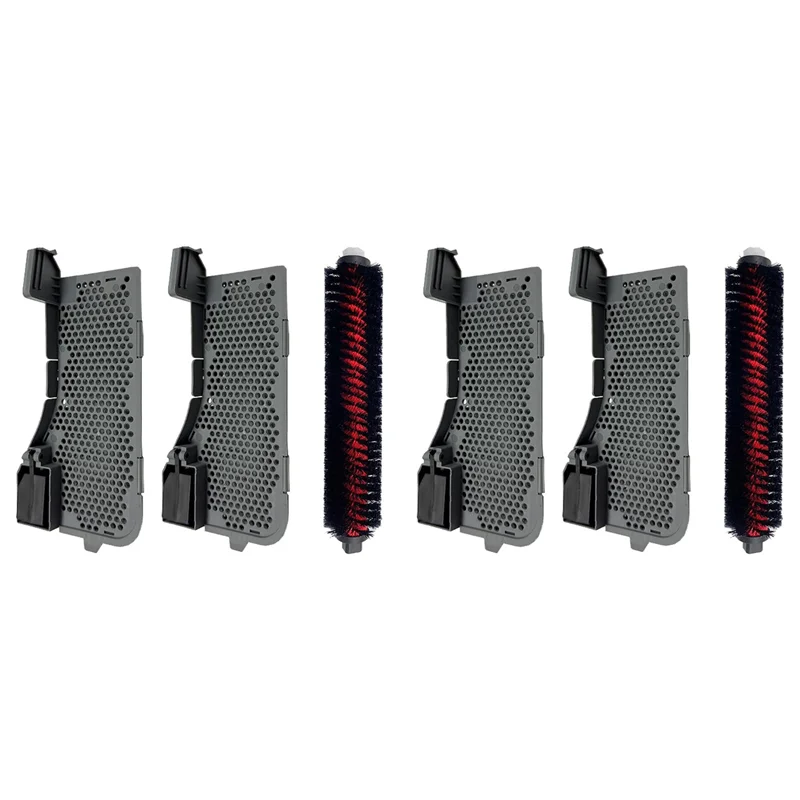 AB15-2 Set parti di ricambio per filtro dell'acqua e spazzola per pulizia per stazione dock per autolavaggio Roborock S7 Max Ultra Mop