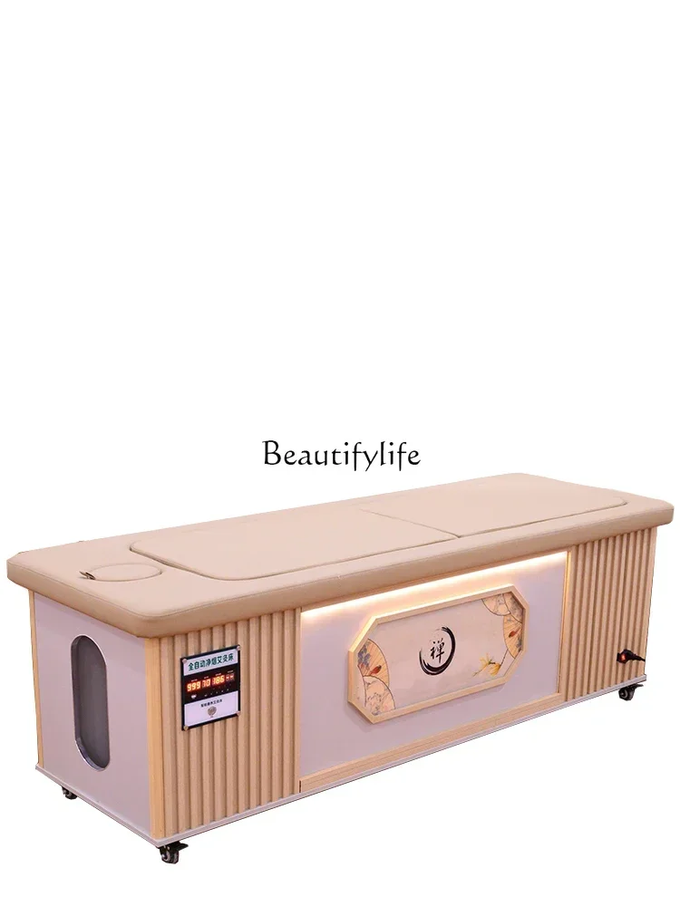 Automatic Three-Way Catalytic Smokeless Moxibustion Bed Container Hospital Special Moxibustion Physiotherapy Bed