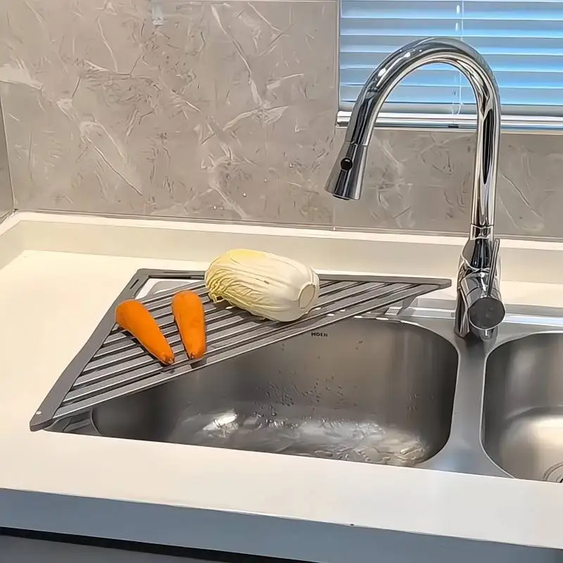 Kitchen Helper Foldable  Drain Rack for Dishwasher Chopsticks Plates Drain Board Compact Storage Organizer view 2