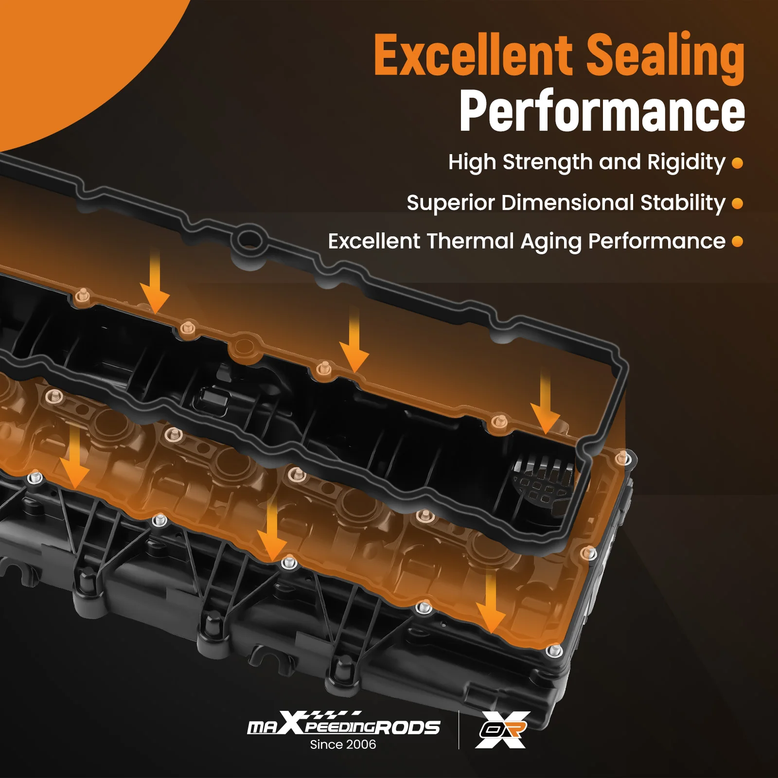 Ventildeckeldichtung für BMW Serie E90 E92 E93 F34 X3 X4 X5 E71 E72 11128578811 – Detail 5