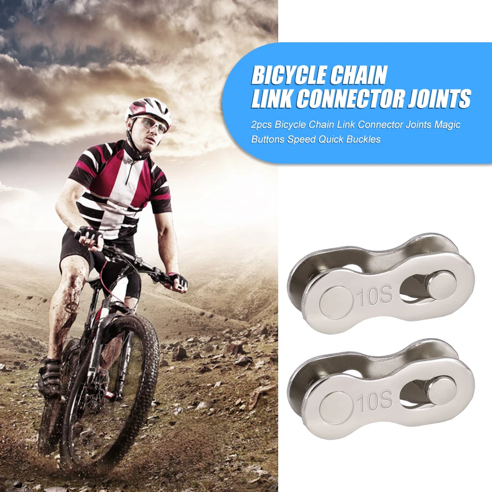 

Hot Sale Chain Link Connector Joints Solid Color Delicate Chain Link Lock Set MTB Road Bike Connector for Quick Master Link Join