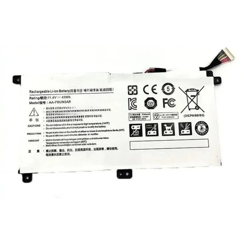 

Новая аккумуляторная батарея AA-PBUN3AB для ноутбуков NP530E5M, NP740U5L, 8500GM, 500R5M, 300E4M, PBUN3AB, 11.4V, 43Wh, сменная батарея