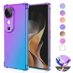 Shockproof Gradient TPU Case for VIVO V50 V40 SE V30 Lite 5G V30e Protective Cover Fundas Coque Capa