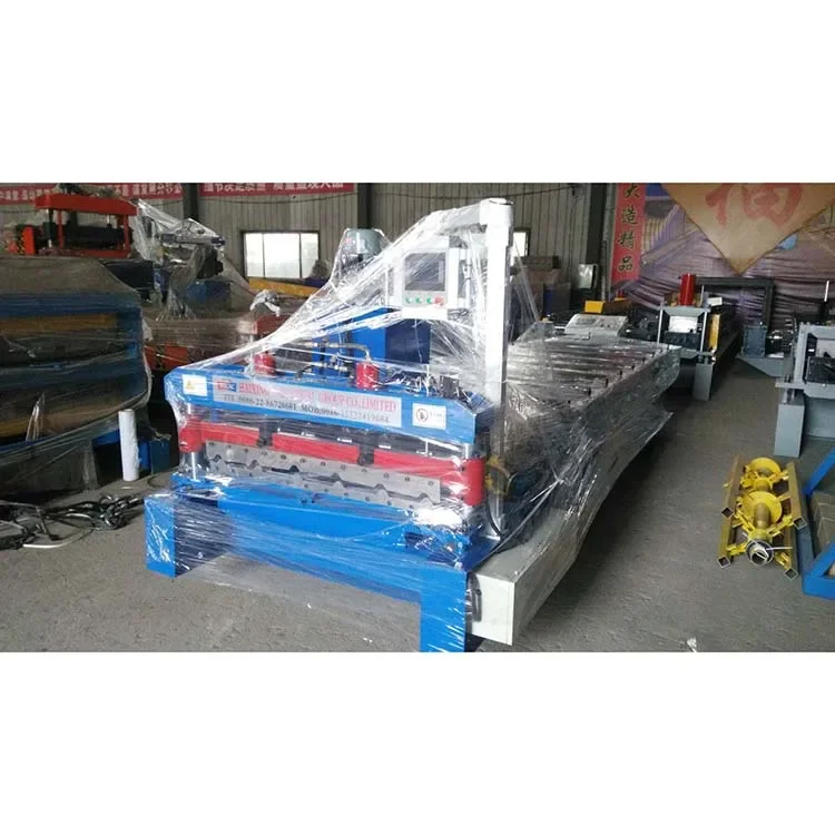 Wall Panel Press Tile TR4 IBR Roof Sheet Roll Forming Machine Automatic Metal Roofing Panel Production Line for Construction​