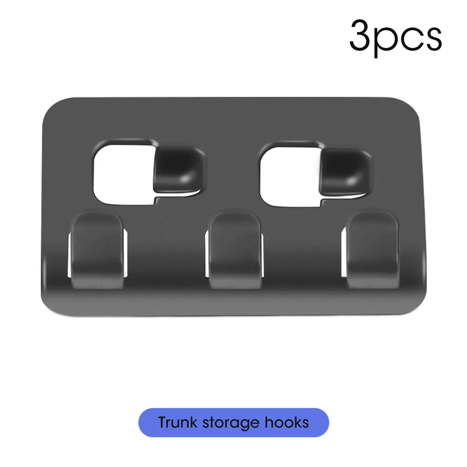 

Max 15kg Load Bearing Rear Trunk Hook For Tesla Model Y 5 Seater 2023-2020 ABS Tote Trunk Grocery Bag Hooks Interior Accessories