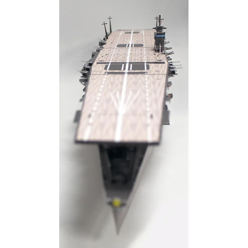 1:350 Akagi Paper Model Aircraft Carrier Model Handmade DIY 3D Paper Card Model Building Sets Construction Toys Military Model