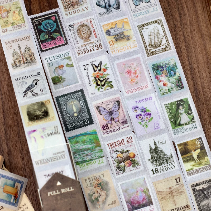 مجلة الذهاب 365 قطعة خمر 365 يوم الحياة اليومية اشي الشريط ملصقات ل الكولاج غير المرغوب فيه مجلة مخطط سكرابوكينغ لتقوم بها بنفسك شريطٌ لاصق