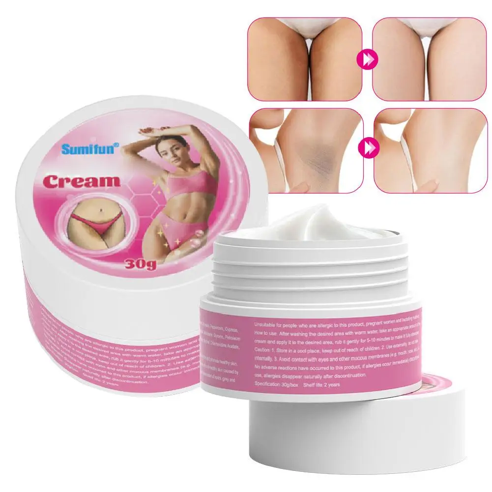 

30g Body Whitening Cream Underarm Armpit Knee Dark Skin Cream Lotion Moisturizing Body Brighten Whitening Bleaching Remover Q7I7