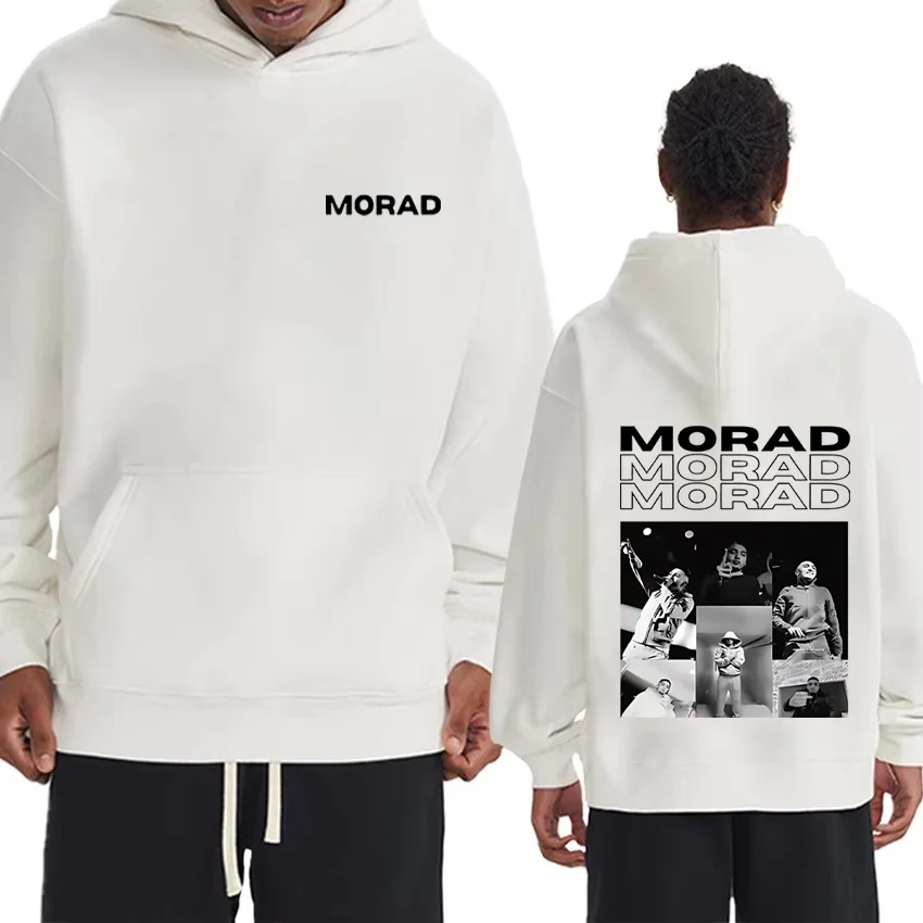 

Rapper Morad MDLR Album Merch Printed hoodie Men Women vintage hip hop streetwear Fleece Long Sleeve clothing Hooded sweatshirts