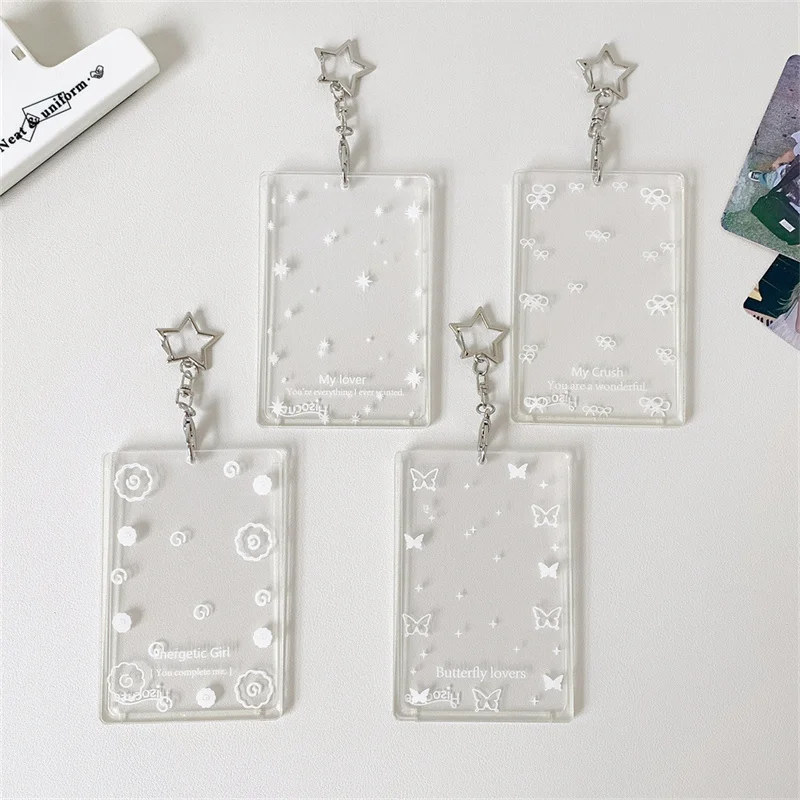 Kpop 3 Inch Hard Card Holder Pendant Postcard Card Case Idol Album Photo Card Card Brick Collector Card Photocards Holder