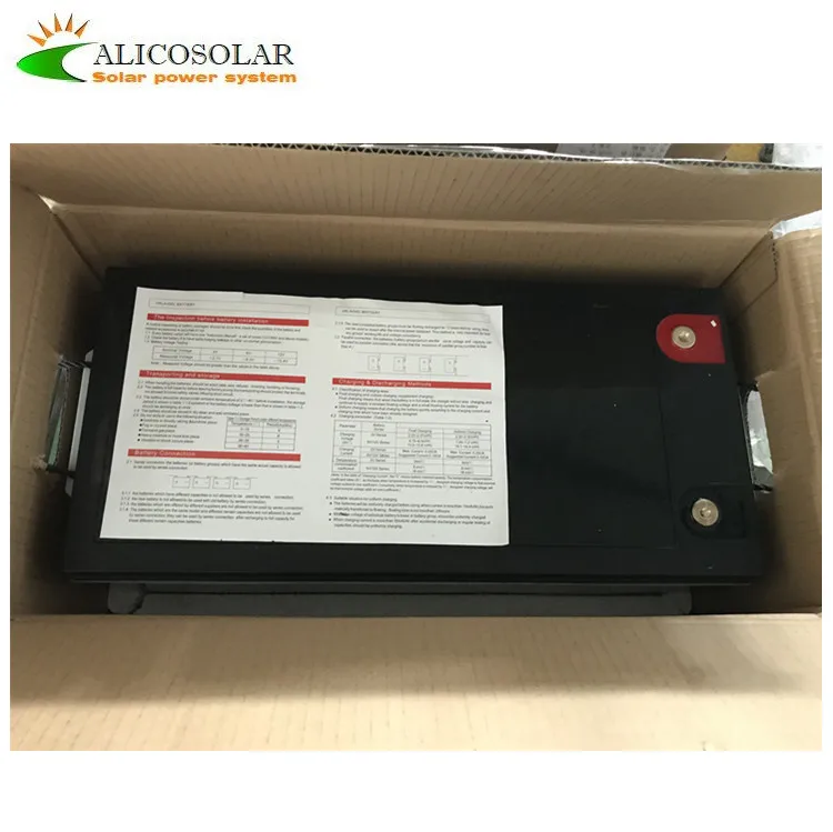 deep cycle good quality battery fo home solar power system 12v 150AH 250AH optional