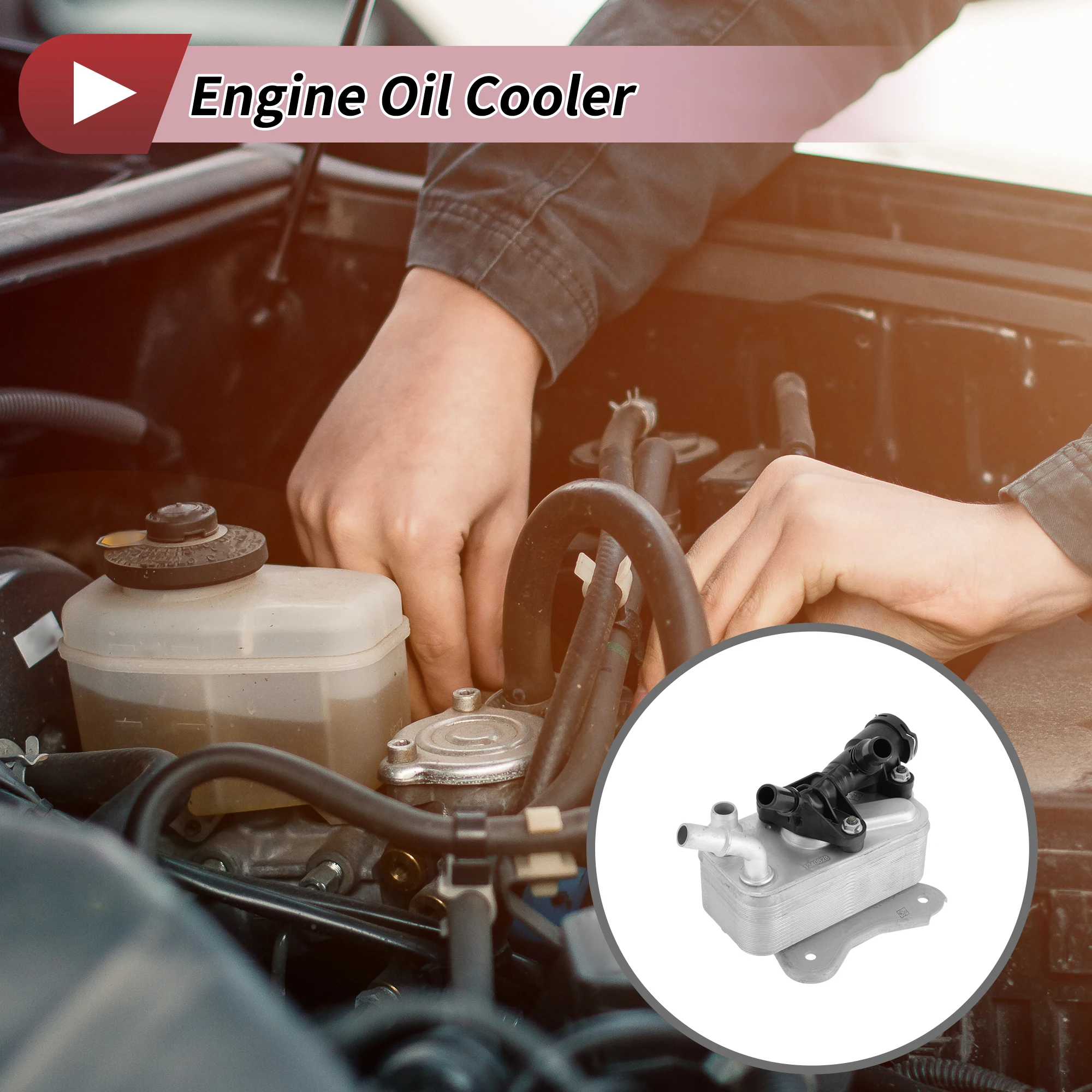 

Масляный радиатор двигателя UXCELL для BMW 3 серии E90/E91/E92/E93 08-13 No 7800408 Trans Cooler