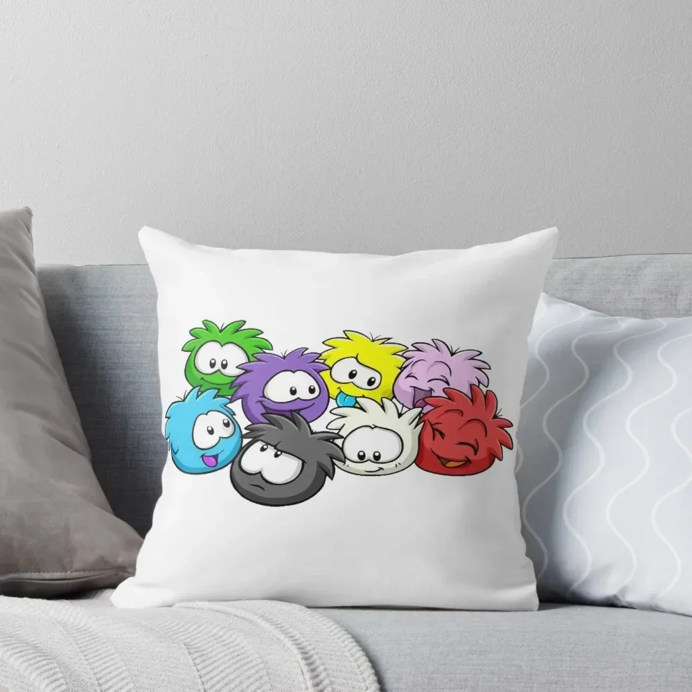 Club Penguin Puffles Throw Pillow Christmas Pillow Cases Cushion Cover Set luxury sofa pillows sleeping pillows pillow