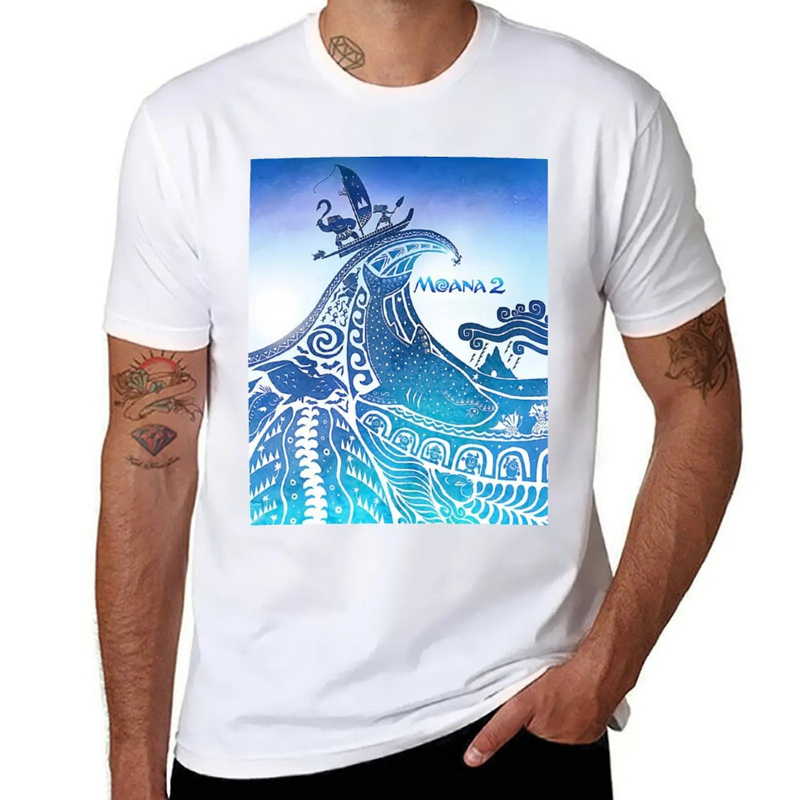

Moana 2 T-Shirt t shirt man plain man t shirt heavy cotton T-Shirt