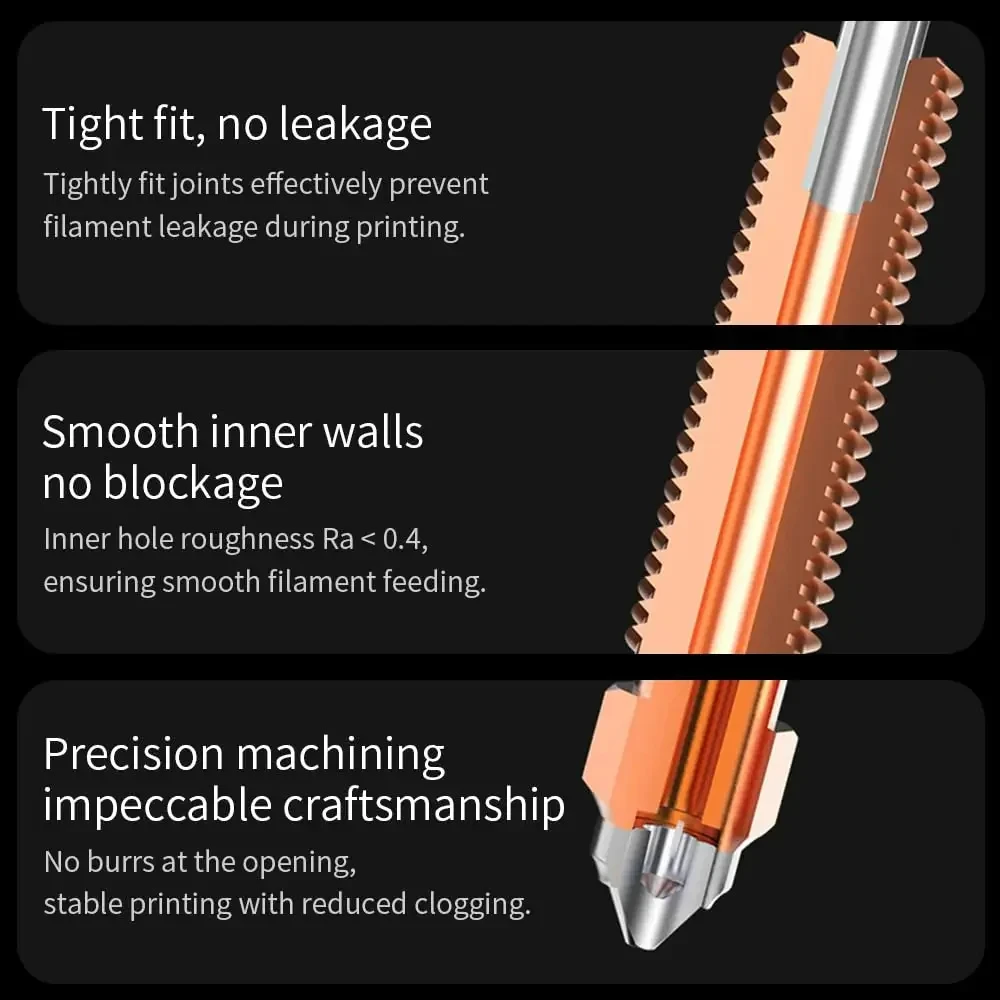 Creality K1C Nozzle Hardened Steel Nozzle 0.4mm High-Speed Printing Swift Installation for K1C/ K1 Max / Ender-3 V3