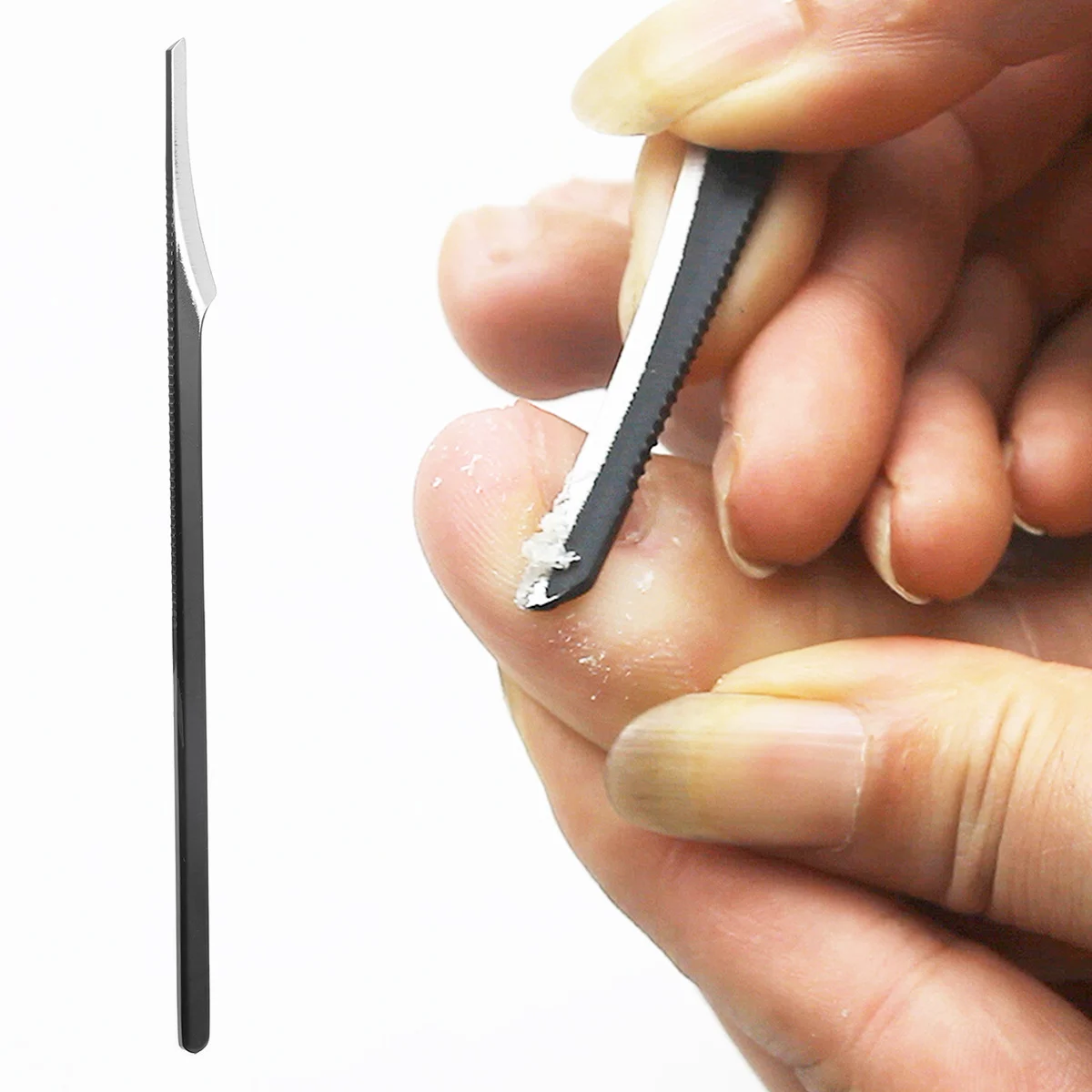 2 個ペディキュアスクレーパーフットケアツールプロフェッショナル角質リムーバーカルスシェーバー家庭用ペディキュアスクレーパー