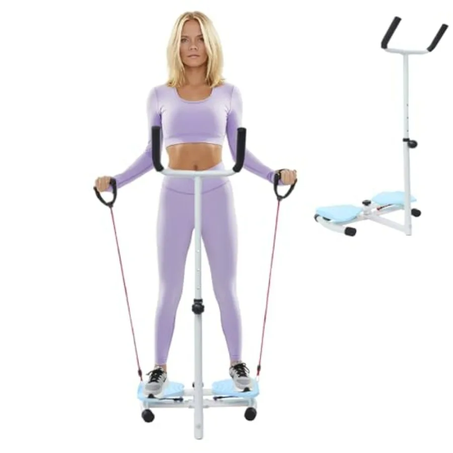 

Машина для скручивания талии с рулем, доска для скручивания Ab с регулируемой высотой, емкостью 330 фунтов, доска для скручивания Ab для дома Gy