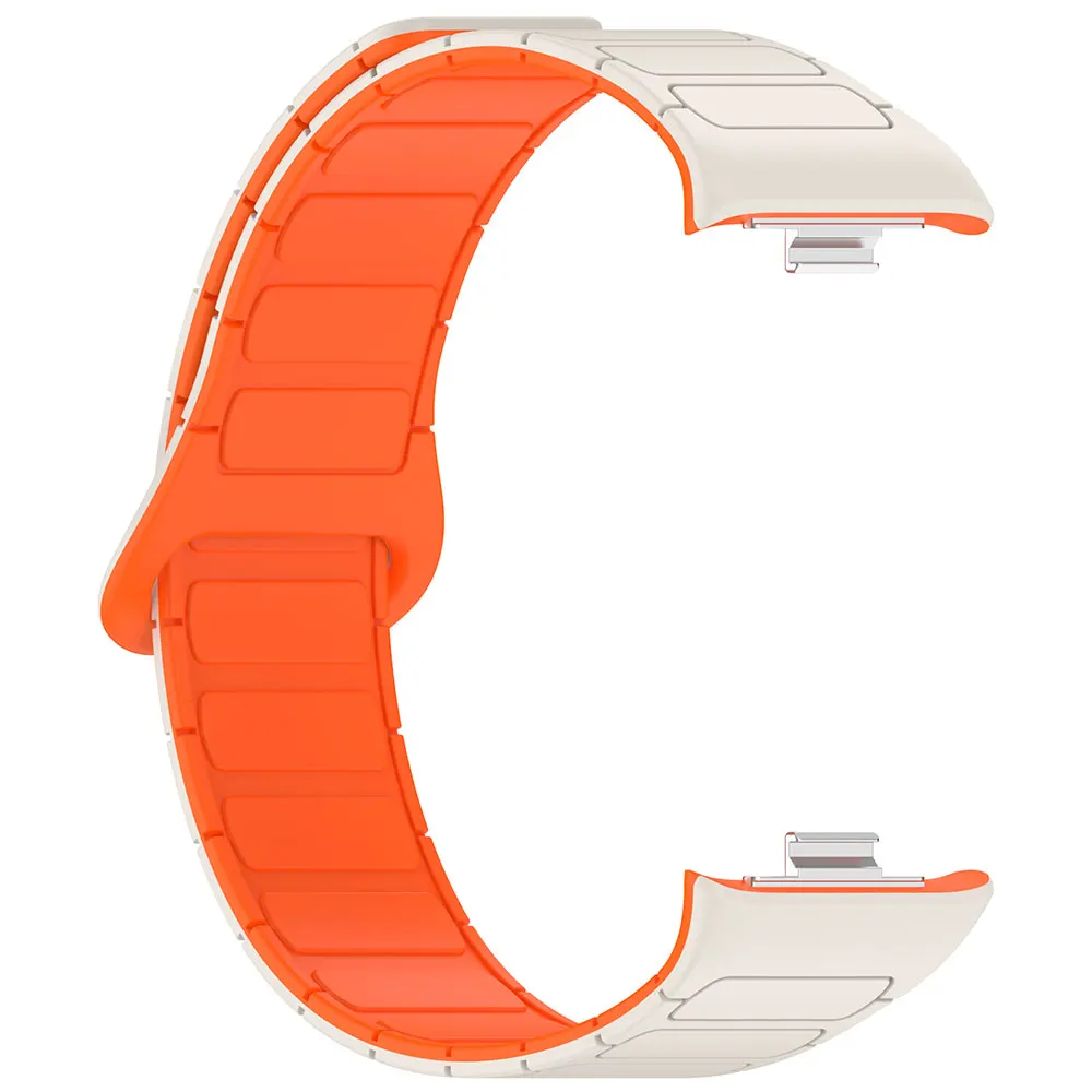 Strap para Redmi Watch 4, Xiaomi Band 8 Pro, Pulseira de Silicone, Sucção Magnética