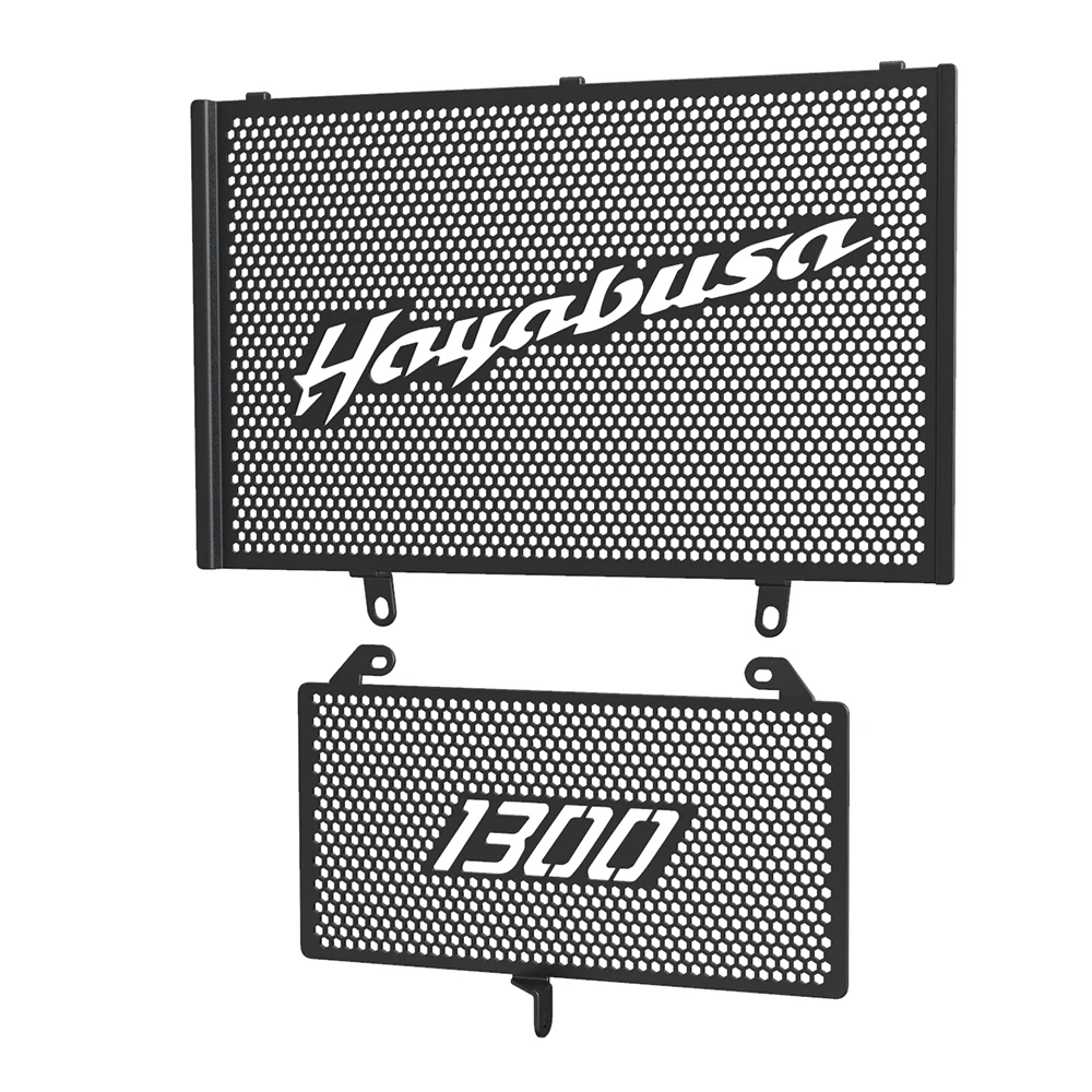Motorcycle Accessories Radiator Grille Guard Cover Oil Cooler Guard Set For Suzuki GSX 1300R Hayabusa 1999-2023 2022 2021 2020
