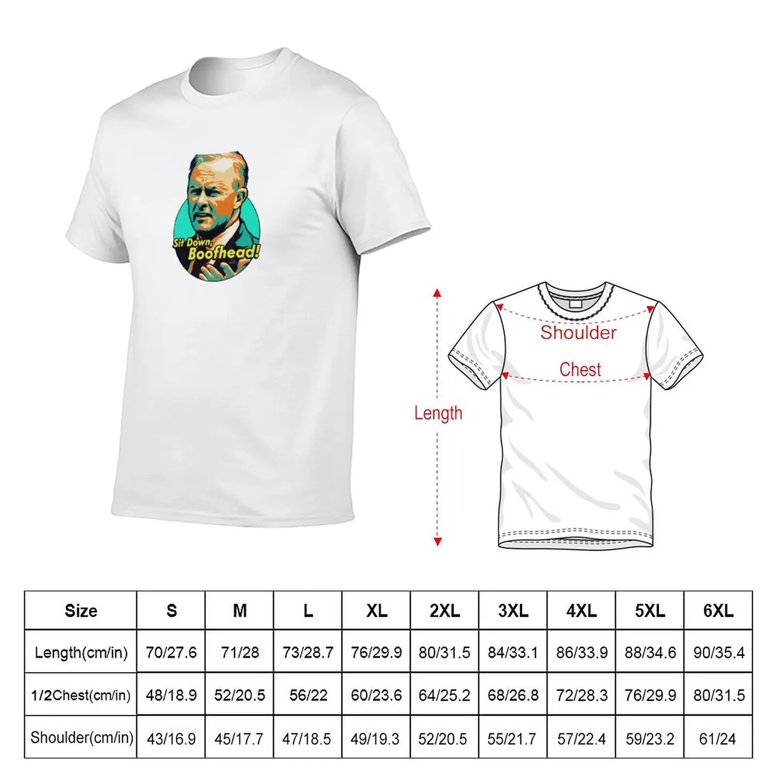 New Sit Down, Boofhead! T-Shirt funny t shirts korean fashion cute clothes heavy weight t shirts for men