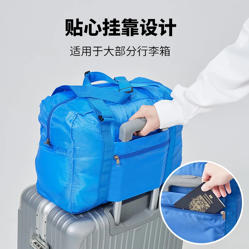 Disney Lotso Stitch Alien Anime dibujos animados lindo bolso plegable creativo Kawaii portátil de gran capacidad impermeable bolsa de almacenamiento portátil