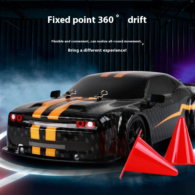 YY PLAY RC Cars 8005 Dodge/Mustang 1:14 4WD Rapid Drift Auto ad alta velocità 2.4G Modello di simulazione da corsa RC Racing Giocattoli per bambini