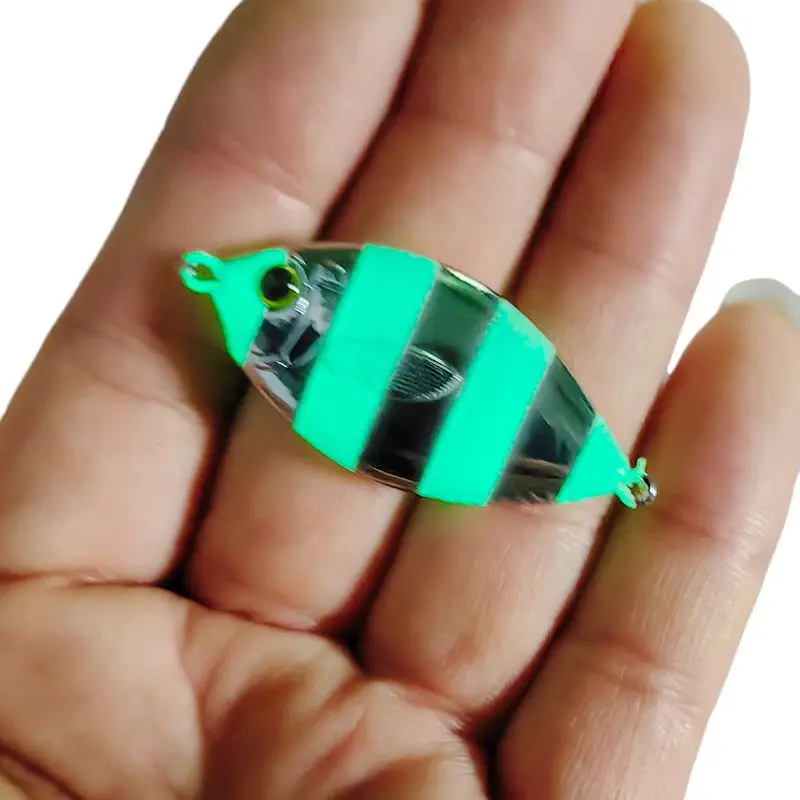 Angeln Locken Fisch Form Jigs 15g 20g 30g Shore Cast Jigbait Künstliche Köder Minnow VIB Bass mandarin Harten Köder – Detail 2
