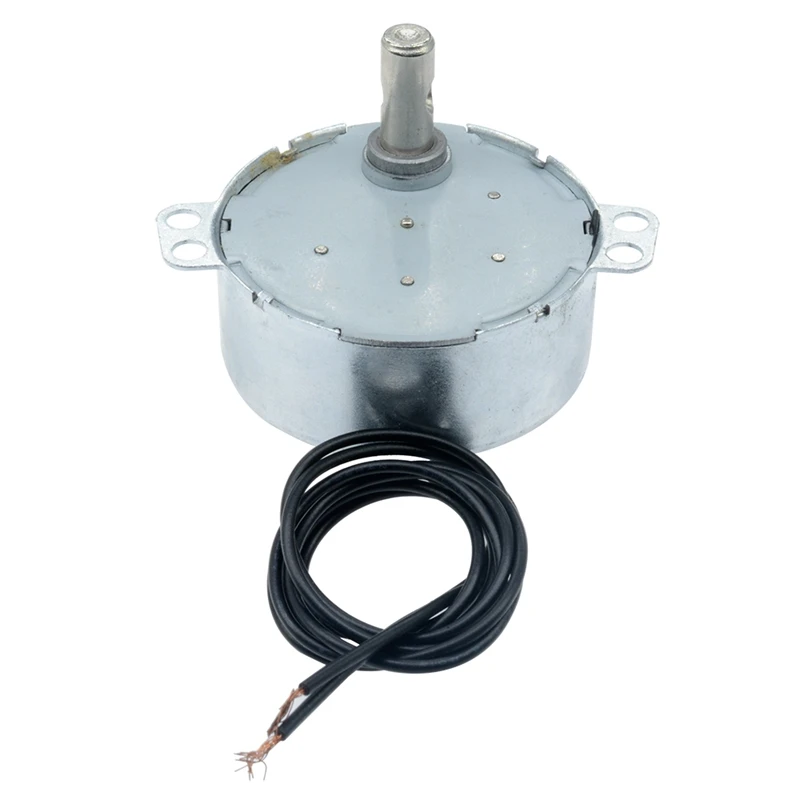 TYC-50 Permanent Magnet Synchronous Motor AC220V/12V AC Low-speed Silent Motor 5-6RPM Turntable Motor.