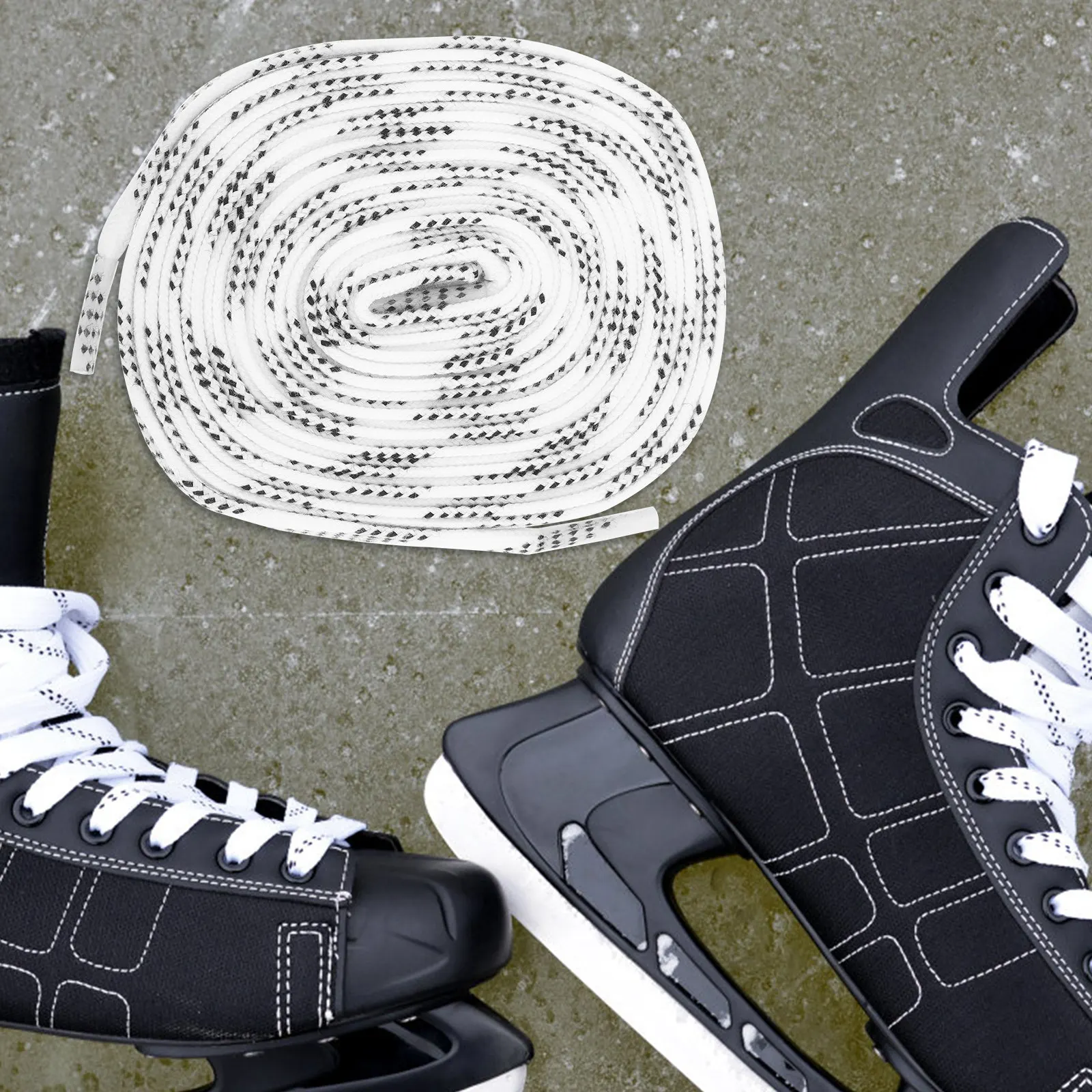 1Pair Ice Skates Shoelaces Roller Skater Shoe Strings Hockey Skates Laces High Flexibility Toughness Flat Polyester Sports