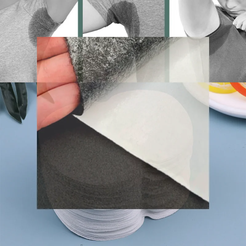 50Pcs Unisex Sweat Pads Summer Deodorants Underarm Anti Perspiration Sweat Pads Disposable Armpit Absorb Sweat Shield Pads