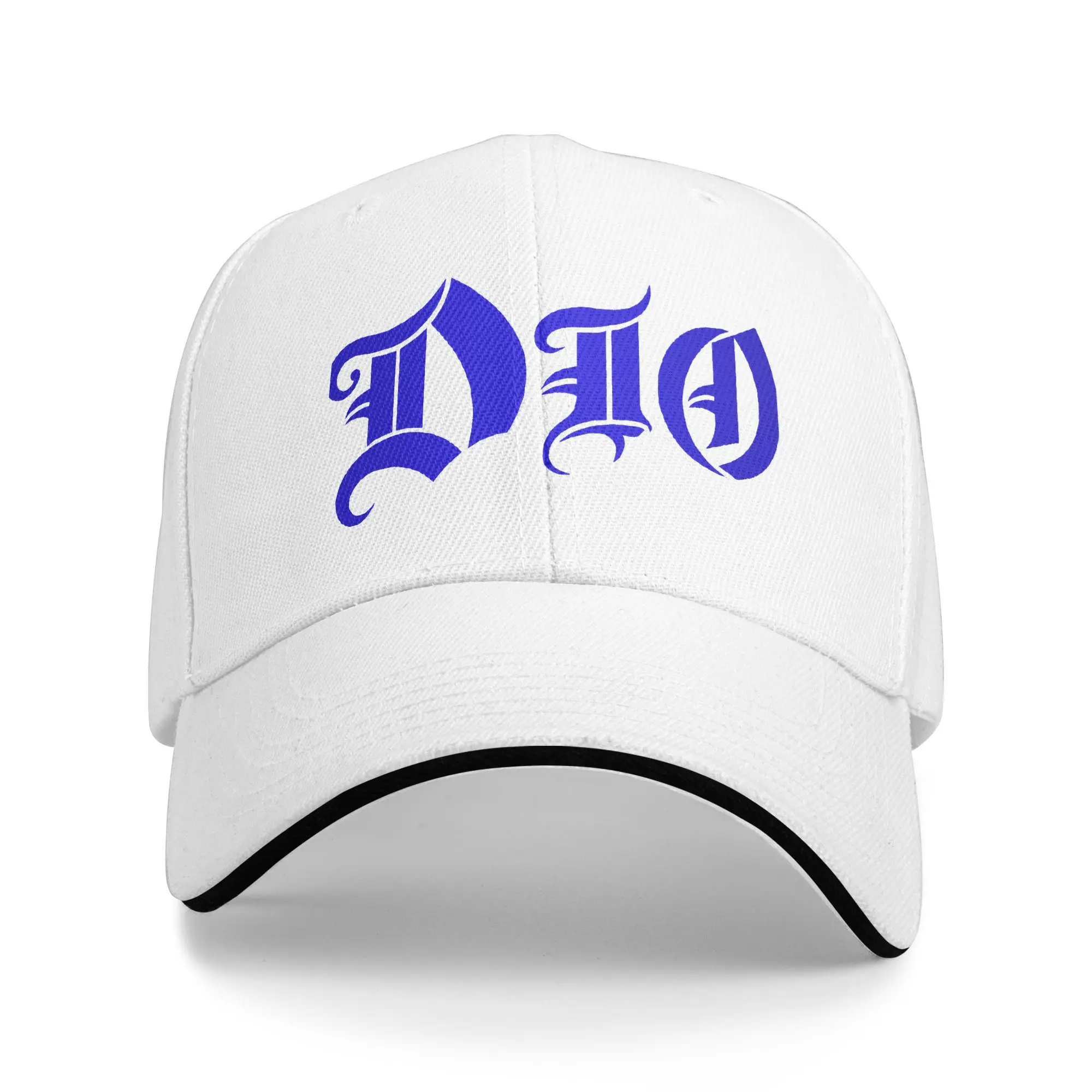 

DIO Heavy Metal Band Sun Бейсболка Летняя пара Женщины Хип-хоп Хип-хоп Шляпы Регулируемые y2k Крутые бейсболки для спортзала на открытом воздухе