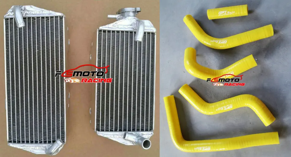 Aluminum Radiator + Silicone Hose For SUZUKI RMZ450 RMZ 450 2008-2010 2009 08 0For SUZUKI RMZ450 RMZ 450 2008-2010 2009 08 09 10