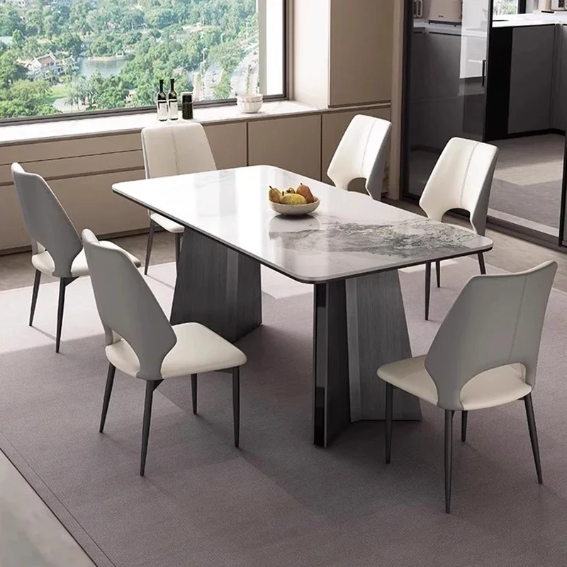 

Lounge Space Saving Dining Table Restaurant Hallway Modern Luxury Dining Table Kitchen Salon Restaurant Mesa Home Furniture