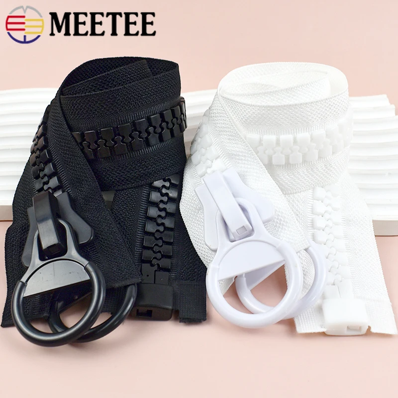 

60-300cm 20# Oversize Resin Zipper Double-sided Zip for Sewing Open-end Zippers DIY Jacket Coat Large Closure Ziper Accessories